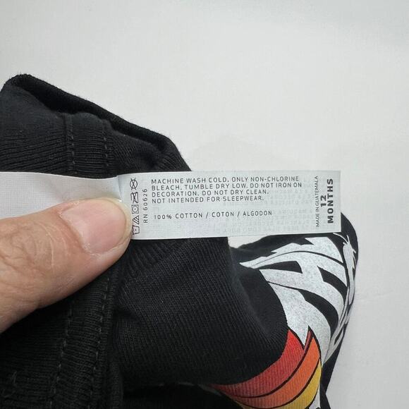 NEW RABBIT SKINS The Strokes 100% COTTON JERSEY T-SHIRT Baby 12 Months - Picture 4 of 6